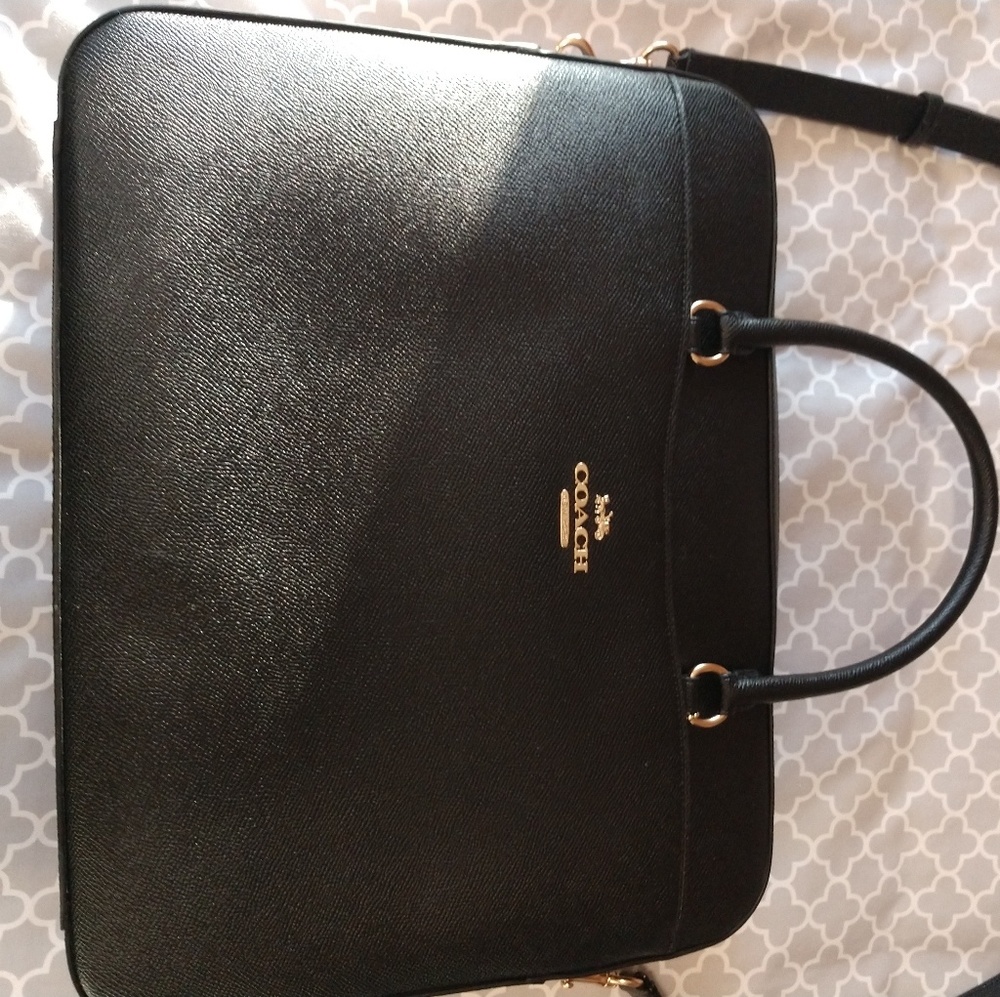 Coach Leather Computer Bag